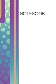 Paperback Notebook: Blue wrap around design notebook: 90 blank lined pages: 6x9 Book