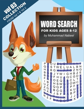 Paperback Word Search for Kids Ages 8-12 - Vol 3 - Collection: Puzzle Activity Workbook for Kids Ages 8 and Up - Large Size Print Book
