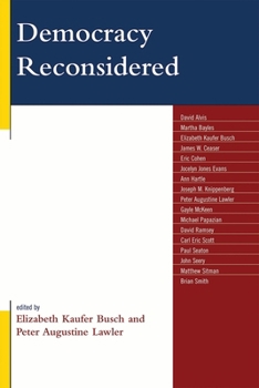 Paperback Democracy Reconsidered Book