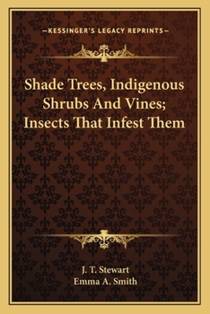 Paperback Shade Trees, Indigenous Shrubs and Vines; Insects That Infesshade Trees, Indigenous Shrubs and Vines; Insects That Infest Them T Them Book