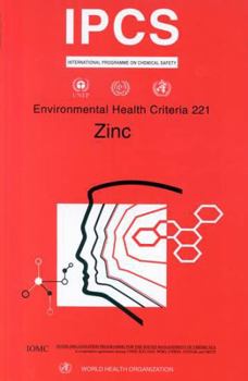 Paperback Zinc: Environmental Health Criteria Series No. 221 Book