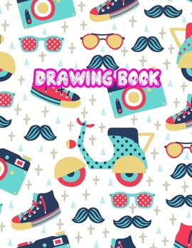 Drawing Book: Large Sketch Notebook for Drawing, Doodling or Sketching: 110 Pages, 8.5" x 11" Sketchbook ( Blank Paper Draw and Write Journal ) - Cover Design 099238