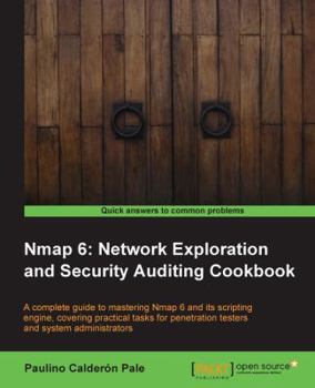 Paperback Nmap 6: Network Exploration and Security Auditing Cookbook Book