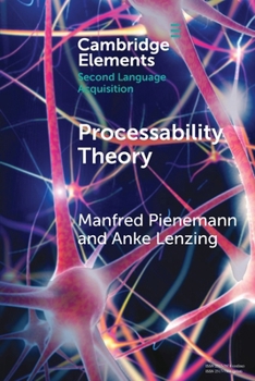 Paperback Processability Theory Book
