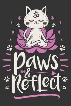2020 Week To View Dated Planner Diary: 6x9 Inches Paperback Mindfulness Transcendental Meditation Meditating Cat Paws And Reflect Funny Pun Cracker Joke