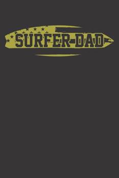 Paperback Surfer Dad Notebook: Notebook USA Flag 4th Of July Surfer Dad Book