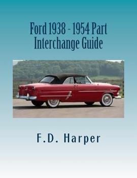 Paperback Ford 1938 - 1954 Part Interchange Guide Book