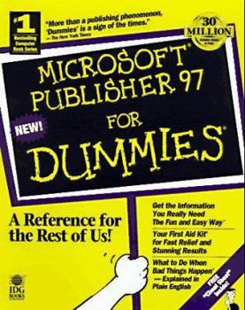 Paperback Microsoft Publisher 97 For Dummies Book