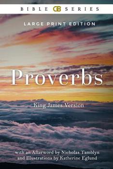 Paperback Proverbs: King James Version (Kjv) of the Holy Bible (Illustrated) [Large Print] Book