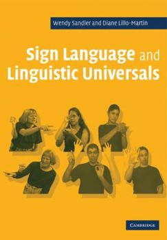 Paperback Sign Language and Linguistic Universals Book