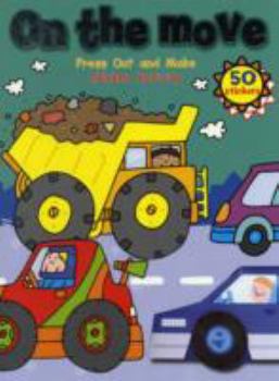 Paperback Cars & Trucks: On the Move (Press Out & Make) Book