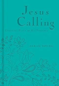 Paperback Jesus Calling (Deluxe)-Teal LeatherSoft Book