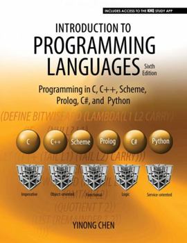 Paperback Introduction to Programming Languages: Programming in C C++ Scheme Prolog C# and Python Book