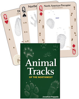 Cards Animal Tracks of the Northwest Playing Cards Book