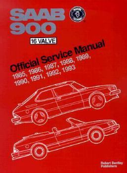 Paperback SAAB 900 16 Valve Official Service Manual: 1985-1993 Book
