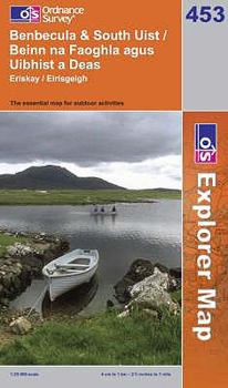 Paperback Exp 453 Benbecula and South Uist/ (Explorer Maps) Book