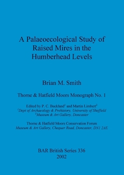 Paperback A Palaeoecological Study of Raised Mires in the Humberhead Levels Book