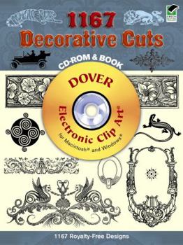 Paperback 1167 Decorative Cuts Book