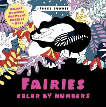 Paperback Fairies Color by Numbers Book