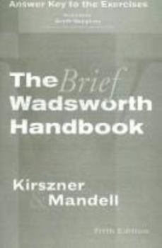 Exercises Answer Key for Kirszner/Mandell's The Brief Wadsworth Handbook, 5th