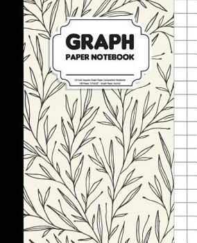 Graph Paper Notebook: 1/2 Inch Squares Graph Paper Composition Notebook - 108 Pages 7.5"x9.25" - Graph Paper Journal: Notebook Graph Paper