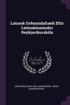 Paperback Latnesk Orðmyndafræði Eftir Latínukennendur Reykjavíkurskóla Book