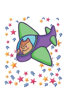 Paperback Funny Owl Pilot Notebook: Graph Paper Journal 6x9 - 120 Pages Book