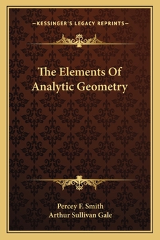 Paperback The Elements Of Analytic Geometry Book