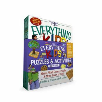 Paperback The Everything Kids' Puzzles & Activities Bundle: The Everything(r) Kids' Puzzle Book; The Everything(r) Kids' Mazes Book; The Everything(r) Kids' Wor Book