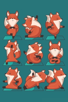 2020 Week To View Dated Planner Diary: 6x9 Inches Paperback Fox Yoga Positions