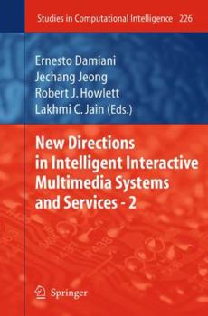 Hardcover New Directions in Intelligent Interactive Multimedia Systems and Services - 2 Book