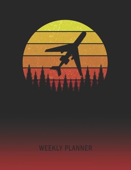 Weekly Planner: Travel | 2020 - 2021 | Plan Weeks for 1 Year | Retro Vintage Sunset Cover | January 20 - December 20 | Planning Organizer Writing ... | Plan Days, Set Goals & Get Stuff Done