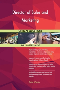 Paperback Director of Sales and Marketing Critical Questions Skills Assessment Book