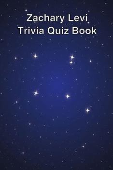 Paperback Zachary Levi Trivia Quiz Book