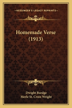 Paperback Homemade Verse (1913) Book