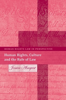 Hardcover Human Rights, Culture and the Rule of Law Book