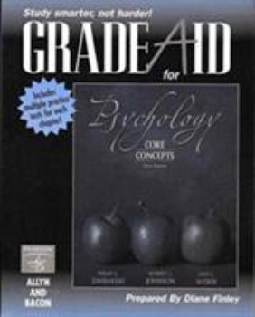 Paperback Grade Aid Workbook for Psychology: Core Concepts (All Editions) Book