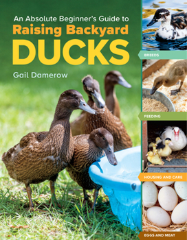 Paperback An Absolute Beginner's Guide to Raising Backyard Ducks: Breeds, Feeding, Housing and Care, Eggs and Meat Book