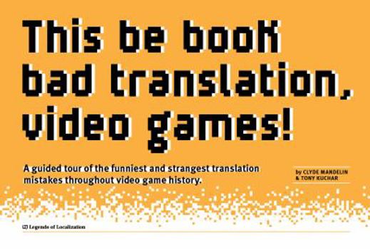 Paperback This be book bad translation, video games! Book