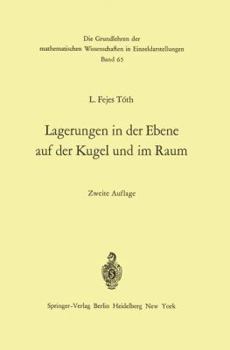 Hardcover Lagerungen in Der Ebene Auf Der Kugel Und Im Raum [German] Book