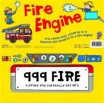 Board book Convertible Fire Engine-Innovative, 3-in-1 Convertible Storybook, Playmat and large sit-in Fire Engine Book