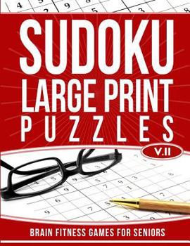Paperback Sudoku Large Print Puzzles Vol 2: Brain Fitness Games for Seniors [Large Print] Book