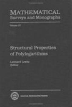 Hardcover Structural Properties of Polylogarithms Book