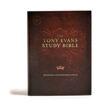 Hardcover CSB Tony Evans Study Bible, Hardcover: Study Notes and Commentary, Articles, Videos, Easy-To-Read Font Book