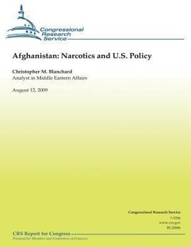 Paperback Afghanistan: Narcotics and U.S. Policy Book