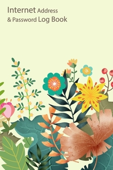 Paperback Internet Address & Password Log Book: Organizer Notebook Journal Pocket Book