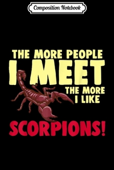 Composition Notebook: Scorpion Design for Scorpion Owners  Journal/Notebook Blank Lined Ruled 6x9 100 Pages