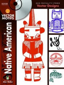 Paperback Native American Vector Motifs [With CDROM] Book