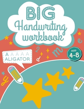 Paperback Trace Letters and Numbers: Handwriting Practice Workbook for Kids, A Fun Guide to Letters & Numbers [Large Print] Book