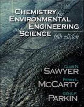 Paperback Chemistry for Environmental Engineering and Science Book